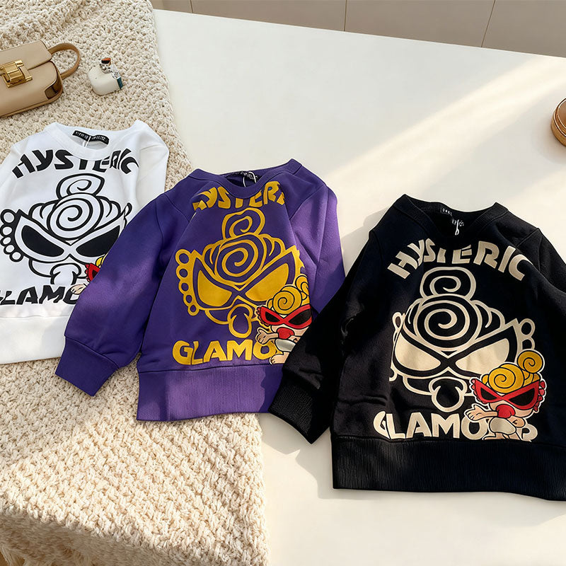 Ladyshome  大人と子供 スウェット （90cm-140cm/XL,XXL）0919-3-1