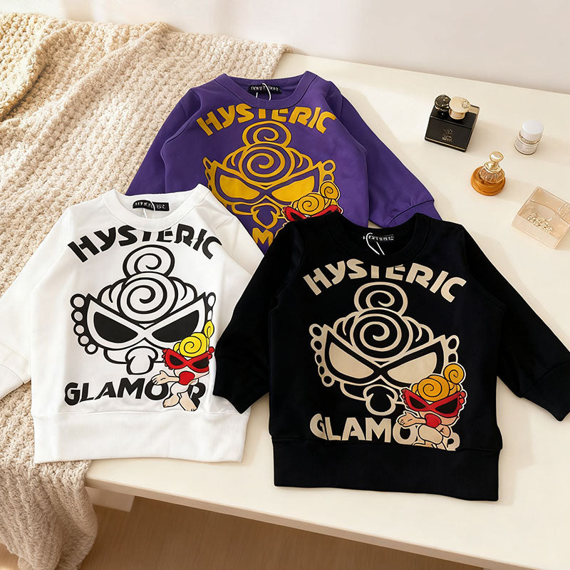 Ladyshome  大人と子供 スウェット （90cm-140cm/XL,XXL）0919-3-1